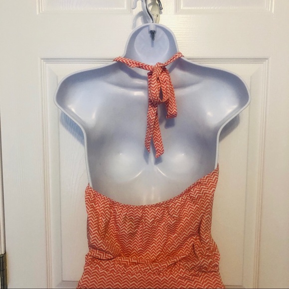 Gap Halter Coral Maxi Dress - Picture 7 of 10